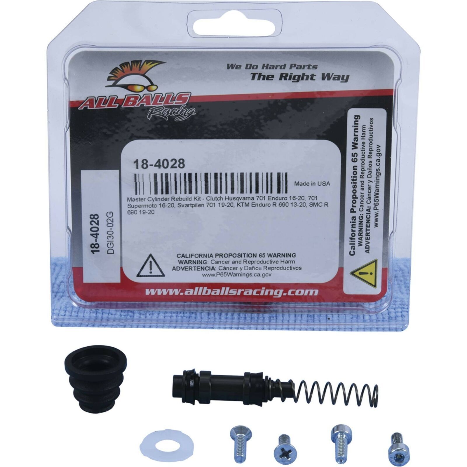 K&L Supply Clutch Master Cylinder Rebuild Kit For Suzuki GSF1200/1250 Bandit (01-09) – Part 32-1086