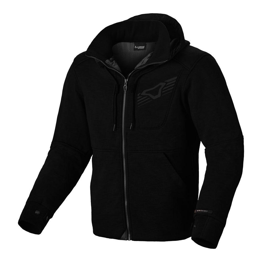 Macna Mens District Motorbike Hoodie Jacket Black