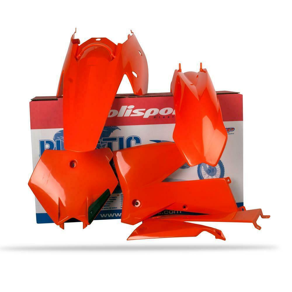 Polisport plastics kit OEM orange off road dirt mx for 2005 2007 KTM