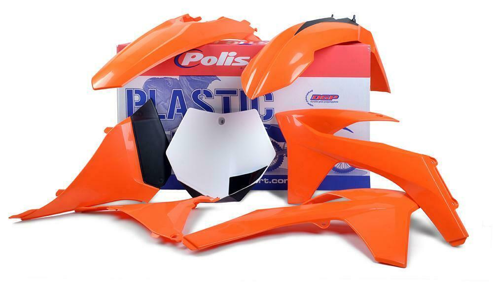 Polisport plastics OEM orange kit off road dirt mx for 2011 KTM 125 150