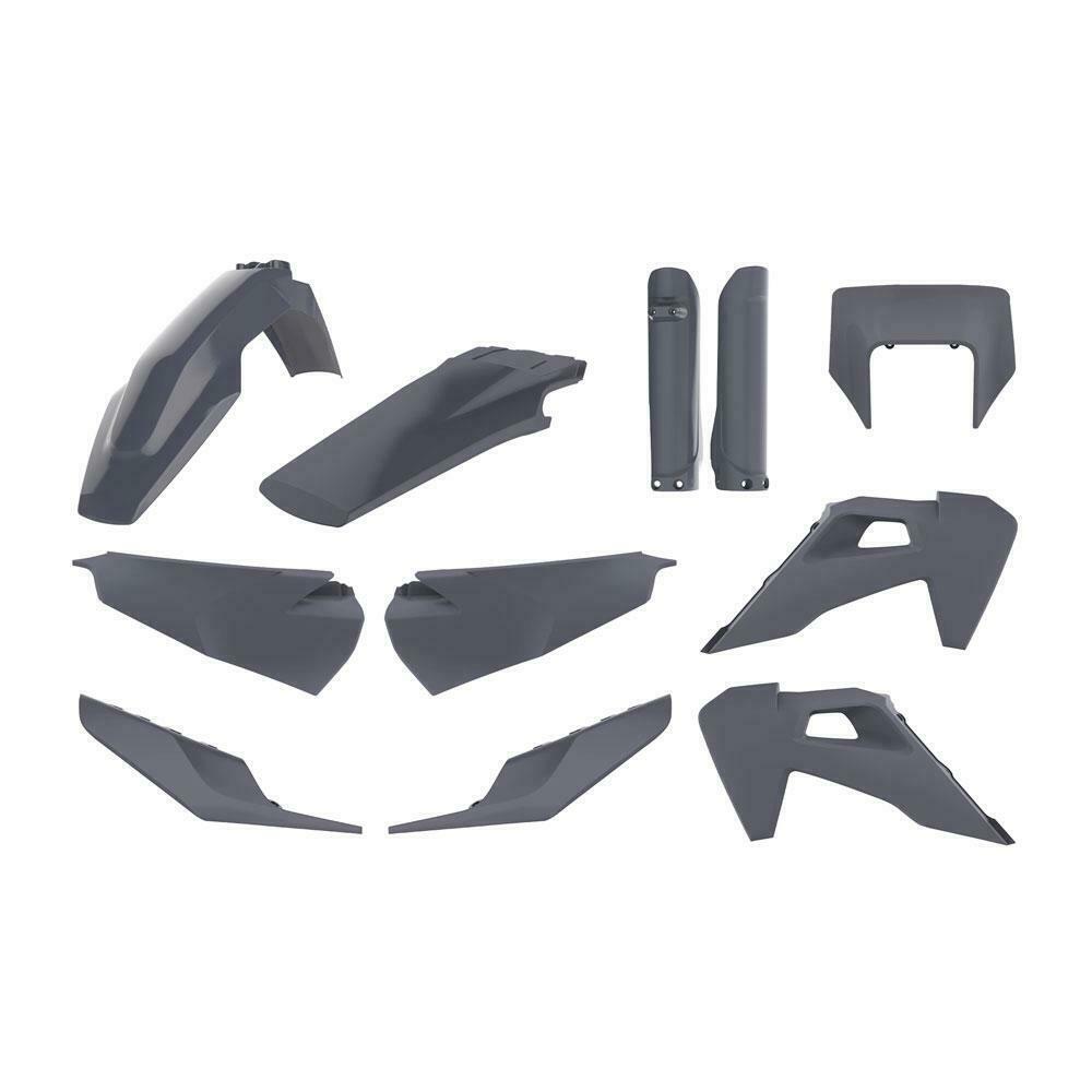 Polisport plastics kit nardo grey off road dirt mx for 2020 Husqvarna
