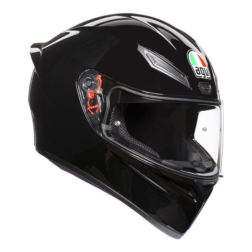 AGV K1 black motorcycle road race full face helmet