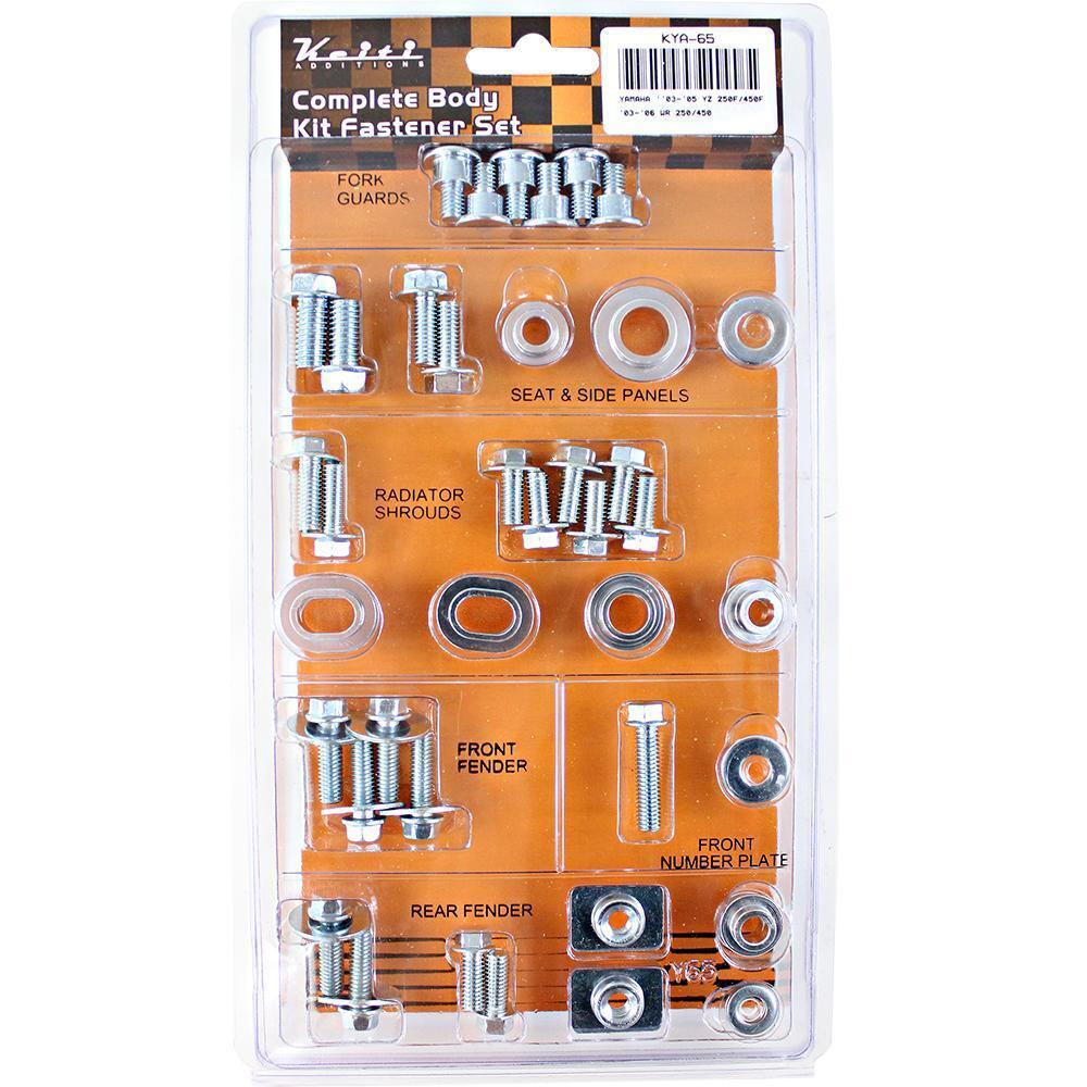 thumbnail image 2 of 2003-2006 Yamaha WR450F Plastics & Body Bolt Kit – All Fasteners Included, Zinc Plated 2 of 4