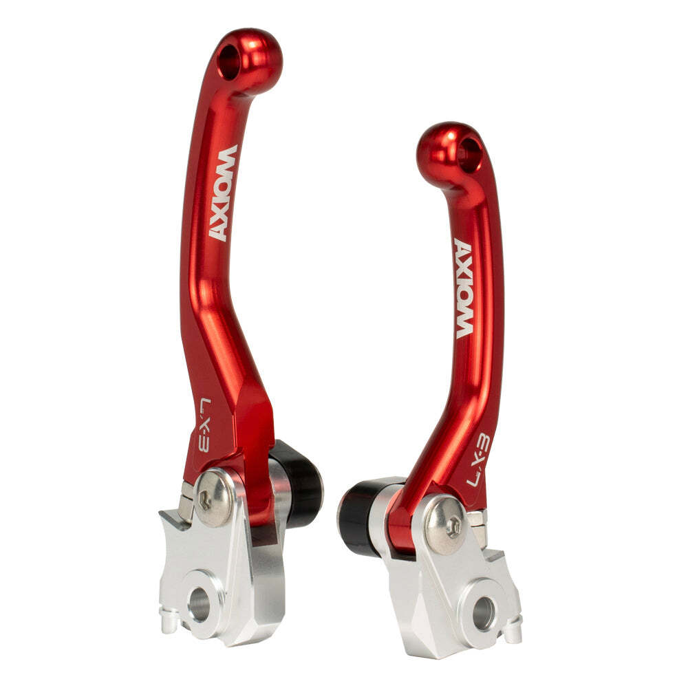 AIRTIME CNC Forged Brake & Clutch Lever Set For Honda CRF450R (2021-2024) – Red Anodized