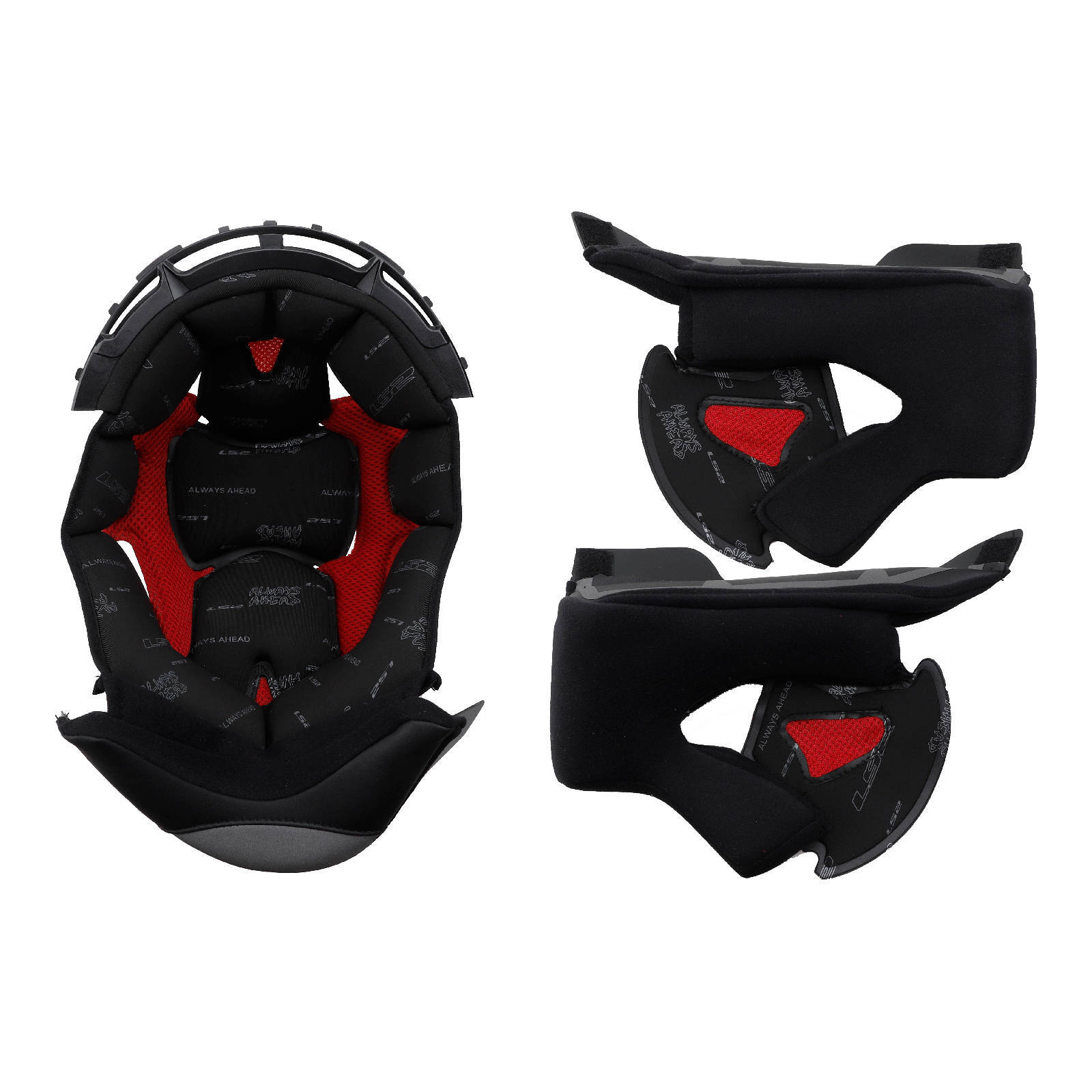 LS2 Helmet FF327 Liner / Cheek Pads (Set)