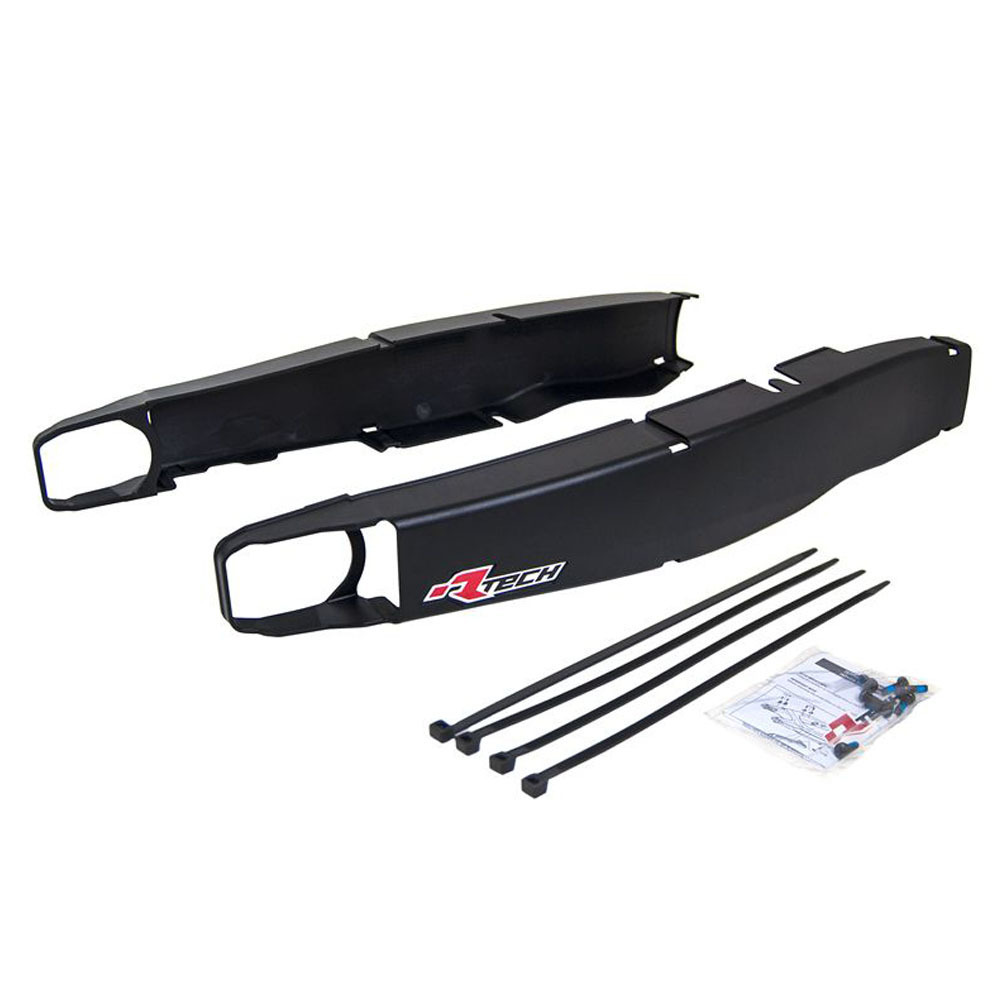Rtech Yamaha Black Swing Arm Protectors YZ450FX 20162021