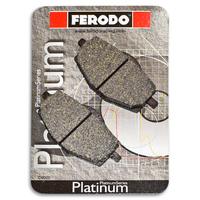 Ferodo Platinum Organic Front Brake Pads for 2006-2009 Yamaha YJ125 Vino - 1 pair