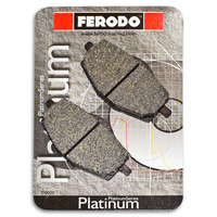 Ferodo Platinum Organic Front Brake Pads for 1984-1987 Yamaha XT250T DOHC - 1 pair