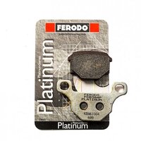 Ferodo Platinum Organic Front Brake Pads for 1990 Suzuki GS125ES - 1 pair