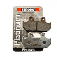 Ferodo Platinum Organic Front Brake Pads for 1986-1987 Honda VFR750F - 1 pair
