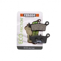 Ferodo Eco Rear Brake Pads for 2006-2008 Kawasaki KLX250 (for 1 caliper)