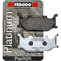 Ferodo Platinum Organic Front Brake Pads for 1995-2020 Yamaha XV250 Virago - 1 pair