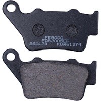 Ferodo Eco Rear Brake Pads for 2014-2017 Triumph 675 Street Triple R ABS (for 1 caliper)