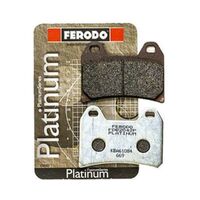 Ferodo Platinum Organic Front Brake Pads for 2007 Moto Guzzi Nevada Classic - S E 750 - 1 pair