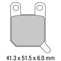 Ferodo Platinum Organic Front Brake Pads for 1998-1999 GasGas Pampera 370 - 1 pair