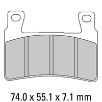 Ferodo Front Brake Pads Pair for 2023-2026 Kawasaki Ninja ZX-4RR (for one caliper)