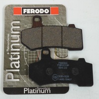 Ferodo Organic Front Brake Pads for 2017-2021 Harley Davidson 1745 Road King 107 FLHR (for 1 caliper)