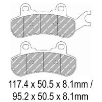 Ferodo Rear Brake Pads for 2018-2021 Can-Am Defender X MR - 2 pairs (left & right)