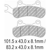 Ferodo Sintergrip Rear Brake Pads for 2022-2025 Can-Am Defender 650 DPS HD7 (for 1 caliper)