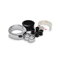 Motion Pro Cable Clamps, 1 1/4"-1 1/2" Dual Throttle/Clutch, Chrome