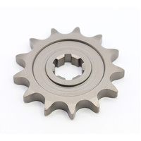 13t Steel Front Sprocket for 2008-2025 Kawasaki KLX140L Big Wheel - Standard Gearing 428 Pitch