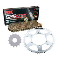 RK Gold Chain & Sprocket Kit for 2017-2023 Triumph 765 Street Triple R / S / RS - 16/46