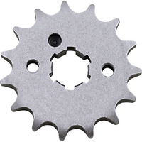 15t Steel Front Sprocket for 1981-2004 Suzuki TF125 - Optional Gearing 428 Pitch