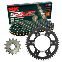 RK Black ZXW Chain & Stealth Sprocket Kit for 2014-2020 Yamaha MT-09 - 16/46
