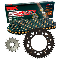 RK Black X-Ring Chain & Stealth Sprocket Kit for 2015-2024 Yamaha YZF-R1 - 15/41
