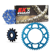 EK Blue X-Ring Chain & Alloy Sprocket Kit for 2018-2023 Husqvarna TE300i - 14/50