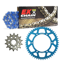 EK Blue X-Ring Chain & Alloy Sprocket Kit for 2018-2023 Husqvarna TE300i - 14/50