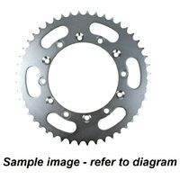 36t Steel Rear Sprocket for 2004-2012 Honda CRF70F - Standard Gearing 420 Pitch
