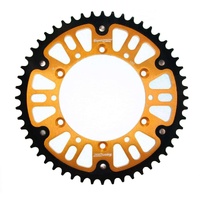 46t Gold Supersprox Stealth Sprocket for 1991-1995 Kawasaki KDX250 - 520 Pitch