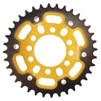 36t Gold Supersprox Stealth Rear Sprocket for 2003-2008 Suzuki LTZ400 - Optional Gearing