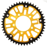 44t Gold Supersprox Stealth Rear Sprocket for 1993-1995 Suzuki GSF400 Bandit - Optional Gearing