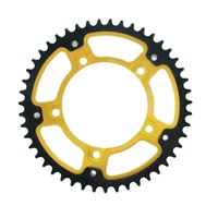 43t Gold Supersprox Stealth Rear Sprocket for 2003-2007 Suzuki SV1000S - 525 Conversion