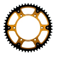 48t Gold Supersprox Stealth Rear Sprocket for 1990-1999 Suzuki DR350 - Optional Gearing