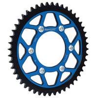 49t Blue Supersprox Stealth Sprocket for 1978-1979 Suzuki RM125 - 520 Pitch