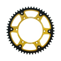 50t Gold Supersprox Stealth Rear Sprocket for 2003-2009 GasGas EC125 Ohlins - Optional Gearing