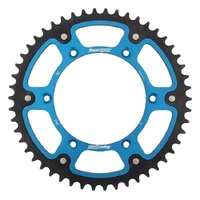 52t Blue Supersprox Stealth Rear Sprocket for 1987 Honda NSR250 MC16 - Optional Gearing