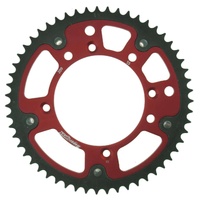 55t Red Supersprox Stealth Rear Sprocket for 2003-2007 Honda CR85R - Optional Gearing