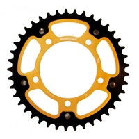40t Gold Supersprox Stealth Rear Sprocket for 2004-2010 Aprilia 1000 Tuono R - Optional Gearing