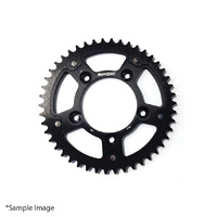 42t Black Supersprox Stealth Rear Sprocket for 2015-2018 Aprilia 1200 Caponord Rally - Standard Gearing