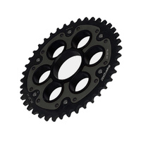39t Black Supersprox Stealth Rear Sprocket for 2015-2018 Ducati 1200 Multistrada Enduro - Optional Gearing 520 Pitch