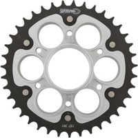 42t Silver Supersprox Stealth Rear Sprocket for 2015-2017 Ducati 1200 Multistrada S - Optional Gearing 520 Pitch