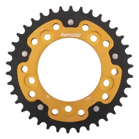 38t Gold Supersprox Stealth Rear Sprocket for 2004-2005 Benelli 900 Tornado TRE RS - Optional Gearing 525 Pitch