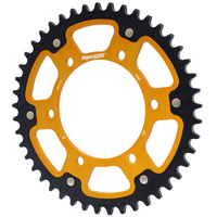 48t Gold Supersprox Stealth Sprocket for 2018-2026 Suzuki GSXS1000SMO Katana - 525 Pitch