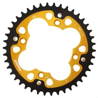42t Gold Supersprox Stealth Rear Sprocket for 1986-1989 Honda TRX250R - Optional Gearing