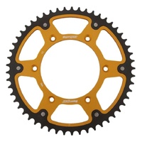 51t Gold Supersprox Stealth Rear Sprocket for 1995-2015 KTM 125 EXC - Optional Gearing