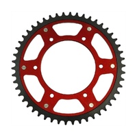 52t Red Supersprox Stealth Rear Sprocket for 2003-2007 KTM 525 EXC - Optional Gearing